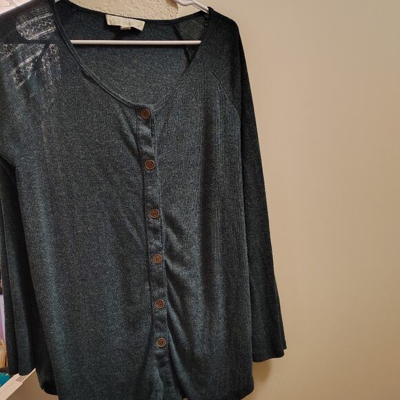 WEEKEND - Women's Teal Button-Up Top - Picture 3 of 8